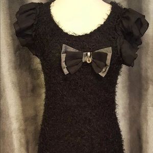 Farinelli dress black bow detail on front medium
